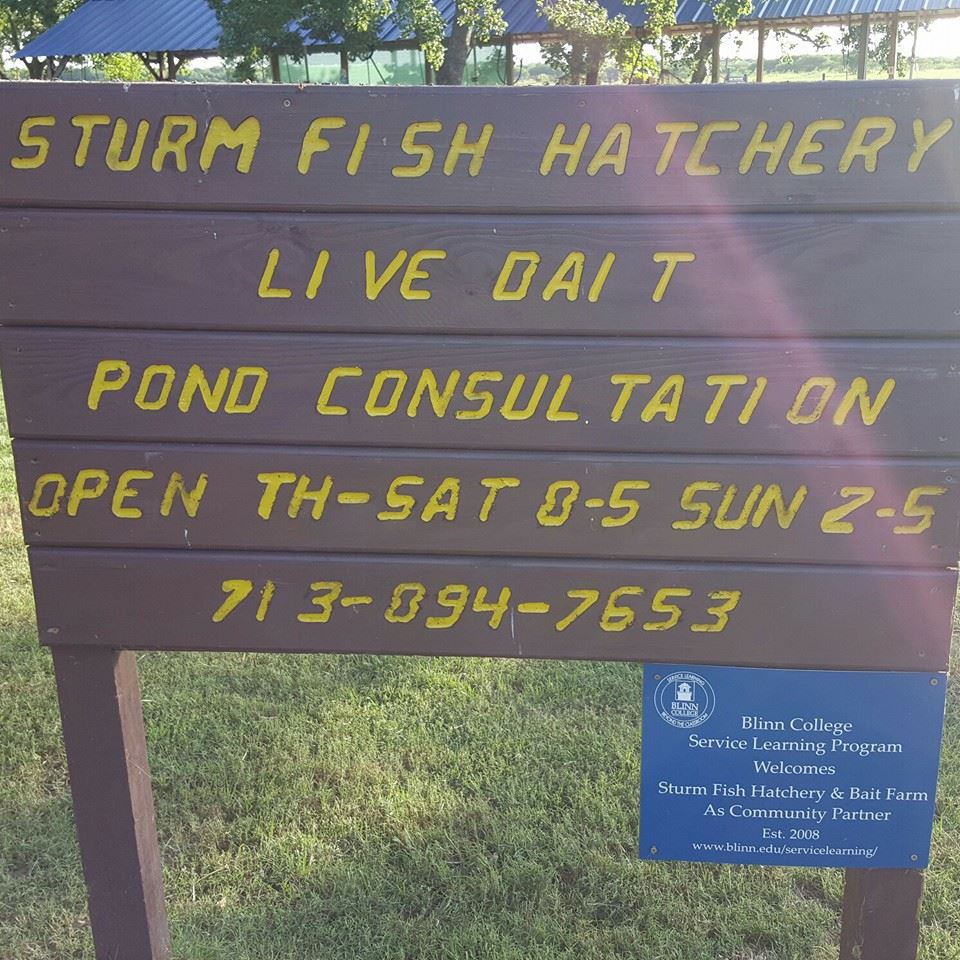 Sturm Fish Hatchery & Bait Farm